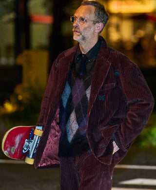 Brooks Brothers x Needles Burgundy Corduroy Jacket