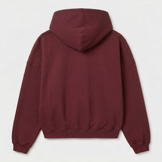 Bruce Lee x LỰU ĐẠN Burgundy Zipper  Hoodie