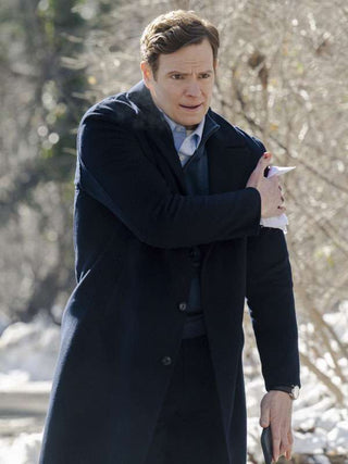 Nick Gehlfuss CIA Black Wool Coat
