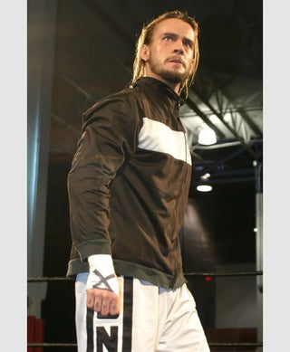 CM Punk WWE Miseria Cantare 2026 Black Jacket
