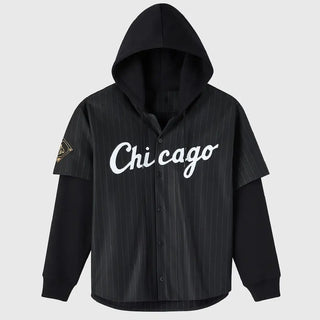 Chicago White Sox OVO x MLB Button up Hoodie