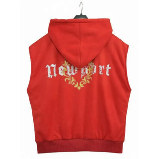 Coachella Justin Bieber Newport Red Zipper Hoodie