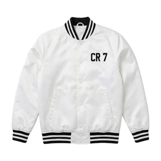 Cr7 Satin Bomber Jacket