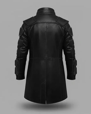Cyberpunk 2077 Goro Takemura Black Leather Coat