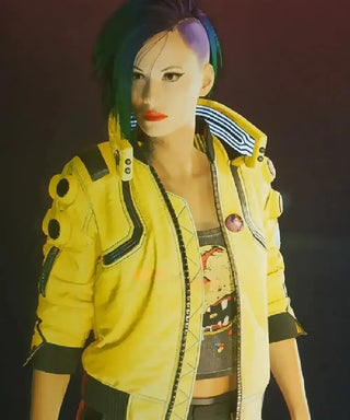 Cyberpunk 2077 Judy Yellow Bomber Jacket
