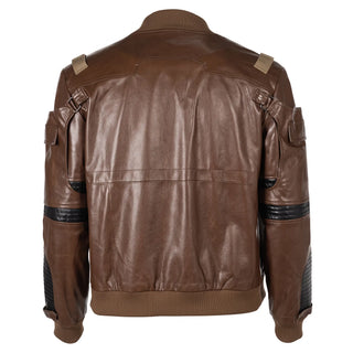 Cyberpunk 2077 Phantom Liberty Solomon Reed Brown Leather Jacket