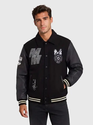 D23 Disney x F1 ACADEMY Minnie Mouse Varsity Jacket