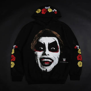 Danhausen WWE x Civil Regime Cursed Forever Indie Rose Black Hoodie