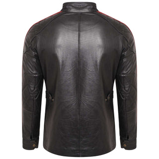 Daytona Leather Jacket Red Stripe