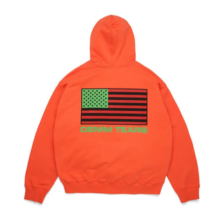 Denim Tears Pan African Zipp Orange Hoodie
