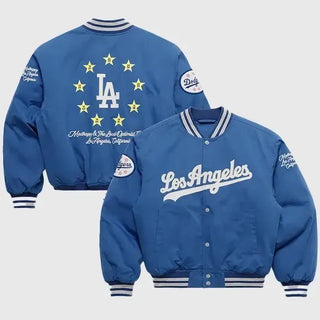 Dodgers Madhappy Varsity Royal World Series  Jacket