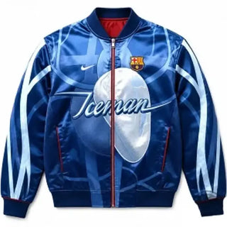 Drake Iceman x FC Barcelona Bomber Jacket