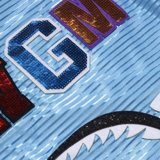  Dye BAPES Dip Full Zip logos Hoodiess  Shark 