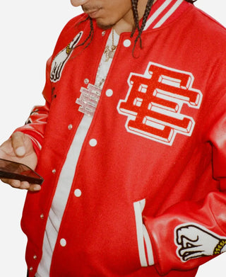 EE x Victor Victor Varsity Red Jacket