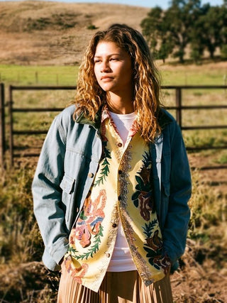 Euphoria S3 Zendaya Blue Denim Jacket