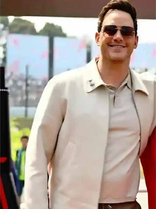 F1 Japanese GP 2026 Chris Pratt Off-white Jacket