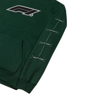 F1 All Hand Green Pullover Hoodie for Men & Women