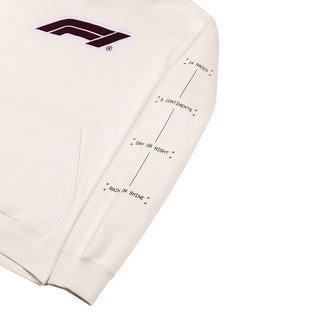 F1 All Hand Pullover White Hoodie