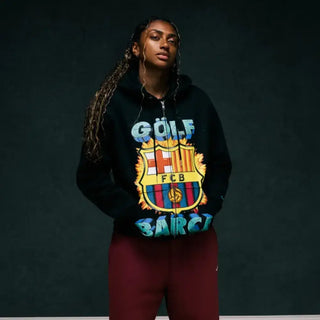 FC Barcelona Golf Wang zip-up Hoodie