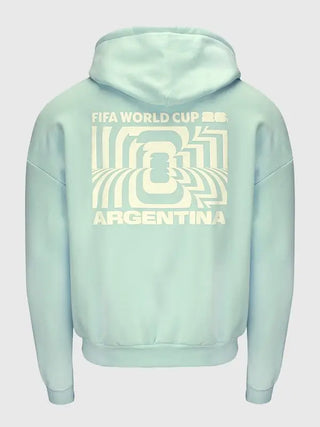 FIFA World Cup 2026 Argentina Puff  Sky Blue Hoodie