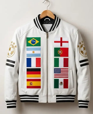 FIFA World Cup 2026 Inspired Leather Jacket