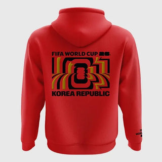 FIFA World Cup 2026 Korea Puff Red Hoodie