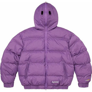 Facemask Cordura Down Puffer Purple Jacket