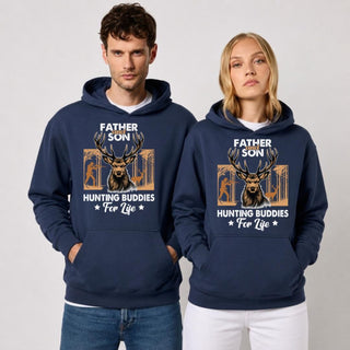 Father And Son Hunting Navy Buddies  Hoodie