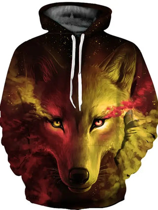 Floral Hooded Hoodie For Men& Women