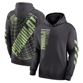 F1 Globe Print Hoodie