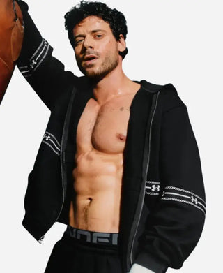 François Arnaud UnderArmour Black Hooded Jacket
