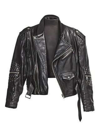 Freddie Mercury Last Performance Black leather Jacket 
