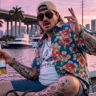 GTA VI Cal Hampton Floral Hawaiian  Shirt