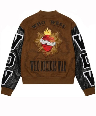Who Decides War Namesake Varsity Jacket
