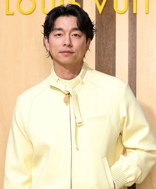 Gong Yoo Louis Vuitton SS27 Yellow Leather Jacket