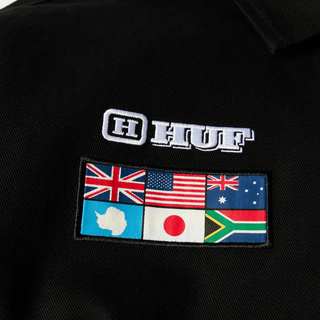HUF x Toyota Land Cruiser World Tour black Jacket