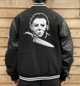Halloween Michael Myers Varsity Black Jacket