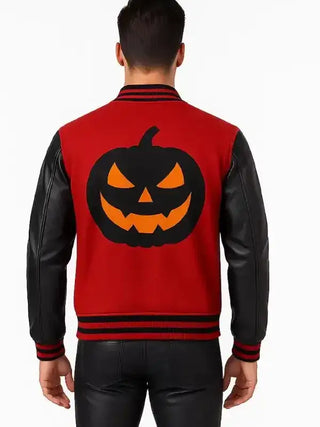 Halloween Red and Black Pumpkin  Jacket 