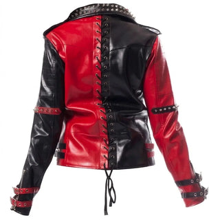Harley Quinn Asylum Biker Jacket For Women