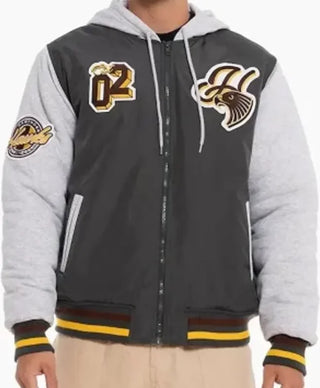 Hawthorn Hawks Patchwork Bomber Jacket
