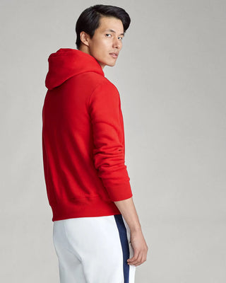 Hockey Bear Fleece Red Hoodie For Men & Women