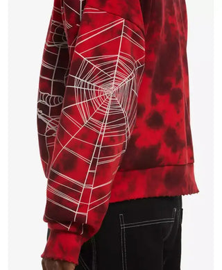 Hombre Araña x  Spider-Man Tie-Dye Hooded Red Jacket For Men & Women