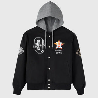 Houston Astros OVO x MLB Black Bomber Jacket