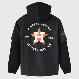 Houston Astros OVO x MLB Hooded Black Jersey