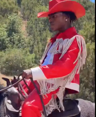 IShowSpeed KFC Red Fringe Jacket
