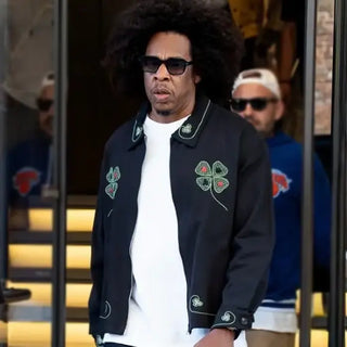 Jay-Z NBA Finals Game 3 Black Jacket