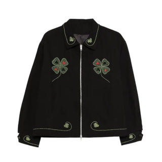 Jay-Z NBA Finals Game 3 Zipper  Black Jacket