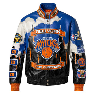 Jeff Hamilton Knicks 2026 NBA Champions Leather Jacket
