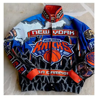 Jeff Hamilton Knicks NBA Champions 2026 Multi Jacket