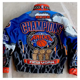 Jeff Hamilton Knicks NBA Champions 2026 Multi Jacket For Men & Women